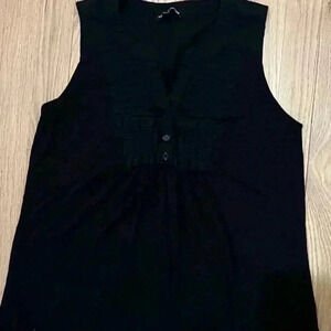 Black Cable‎ & Gauge Tank Top- size Medium- EUC